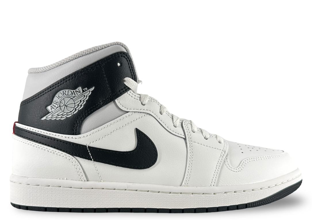 Jordan 1 Mid White Neutral Grey Infrared