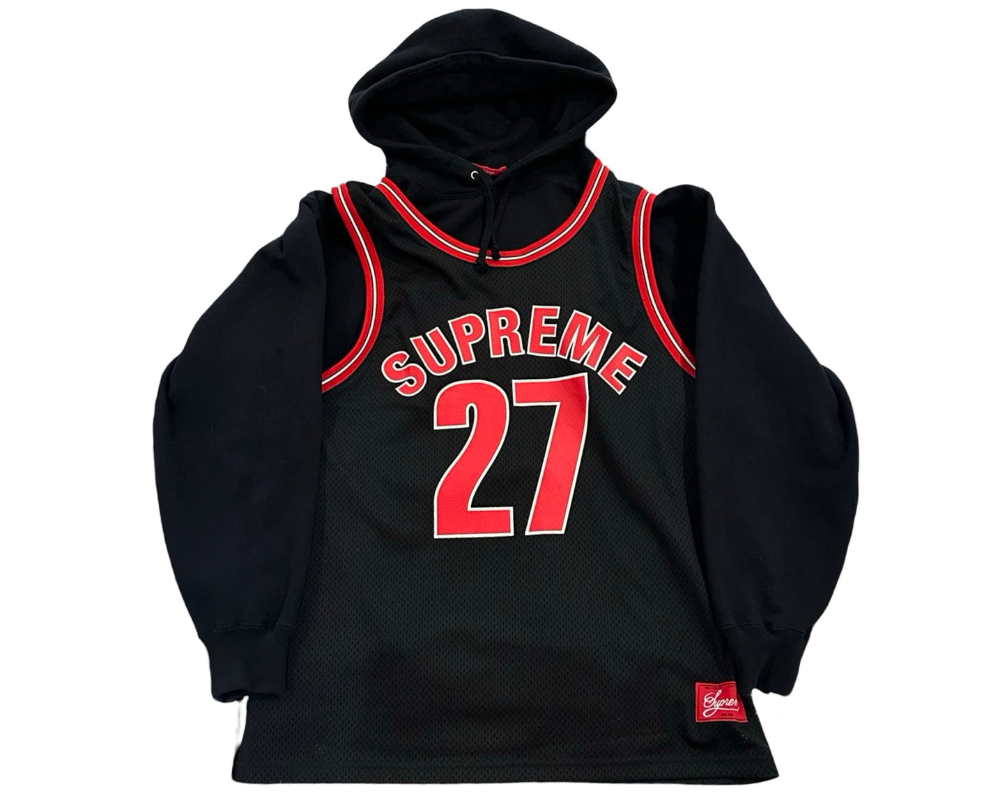 Supreme Basketball Jersey Hooded Sweatshirt