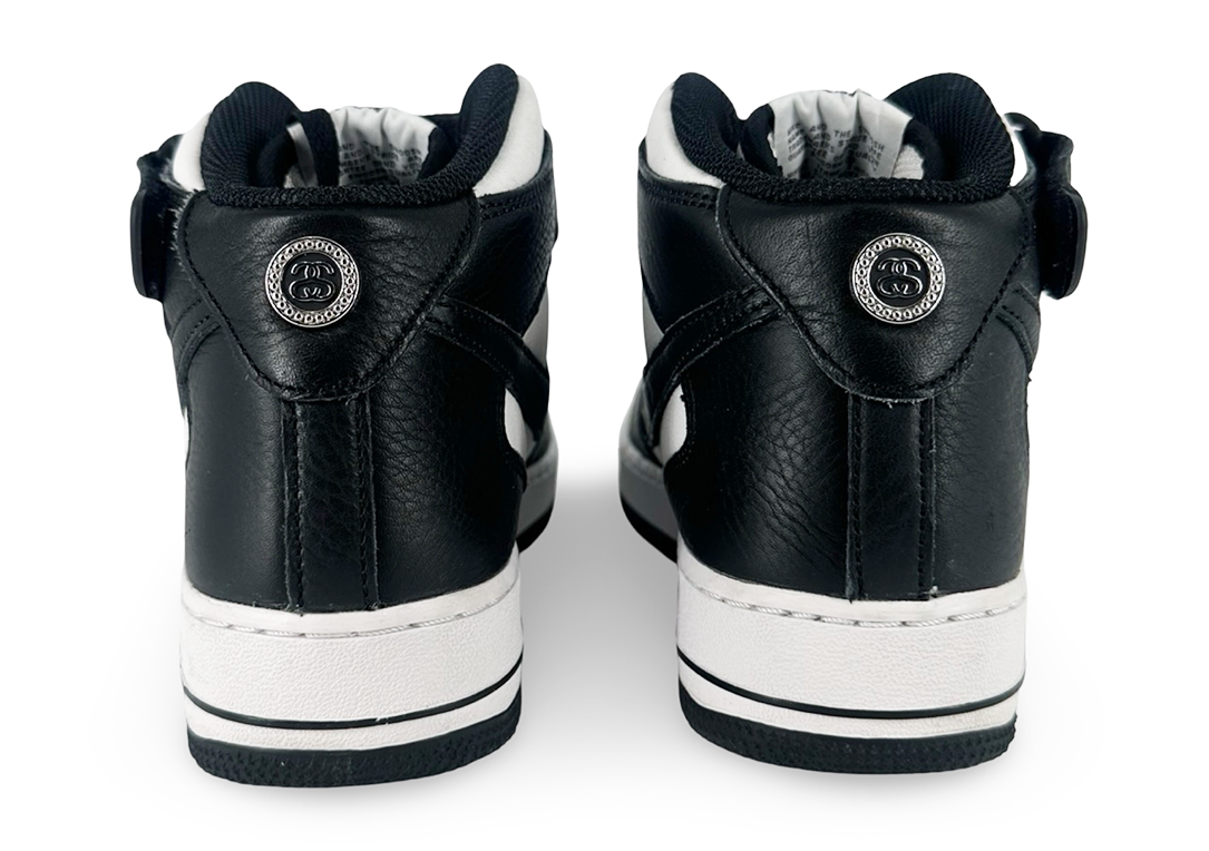 Nike Air Force 1 Mid Stussy Light Bone Black