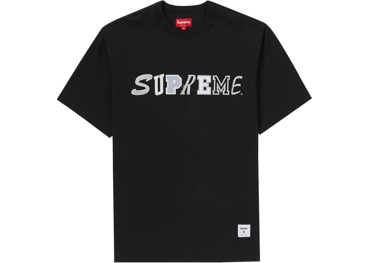 Supreme Collage Logo S/S Top Black