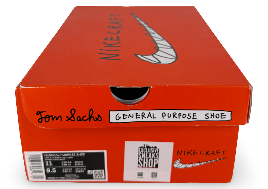 NikeCraft General Purpose Shoe Tom Sachs Archive Dark Sulfur