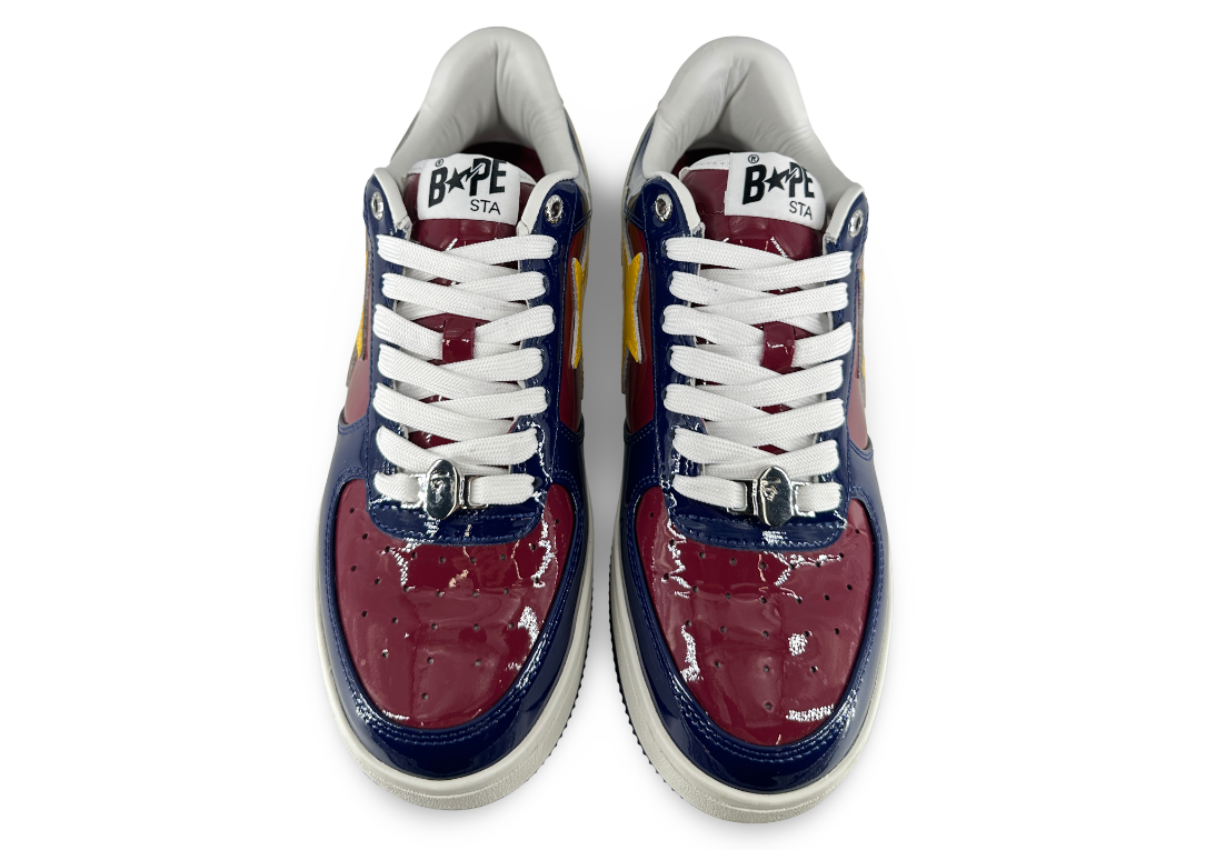 A Bathing Ape Bape Sta #5 M2 Maroon Navy