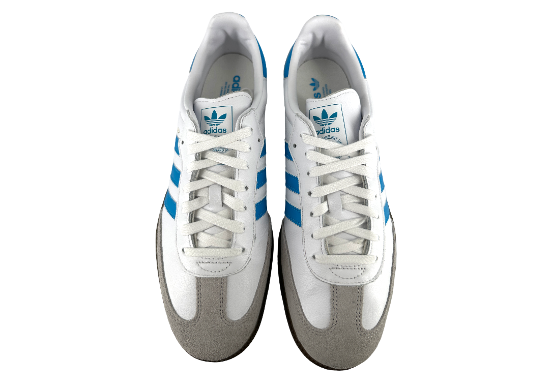 adidas Samba OG White Shock Cyan