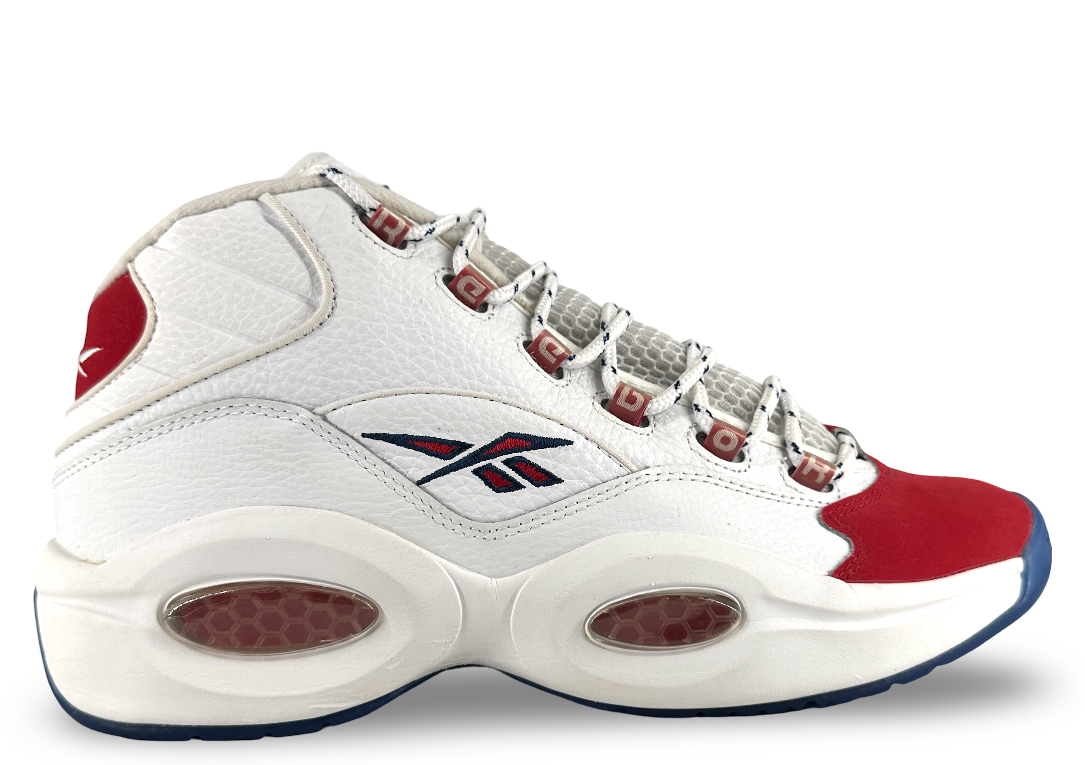 Reebok Question Mid Red Toe 25th Anniversary