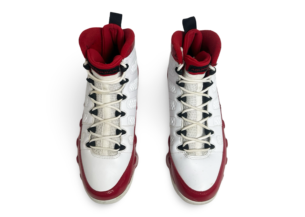 Jordan 9 Retro White Gym Red