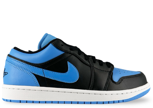 Jordan 1 Low Black University Blue
