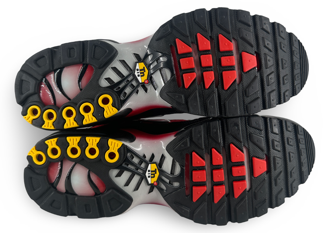 Nike Air Max Plus Pure Platinum University Red Black White