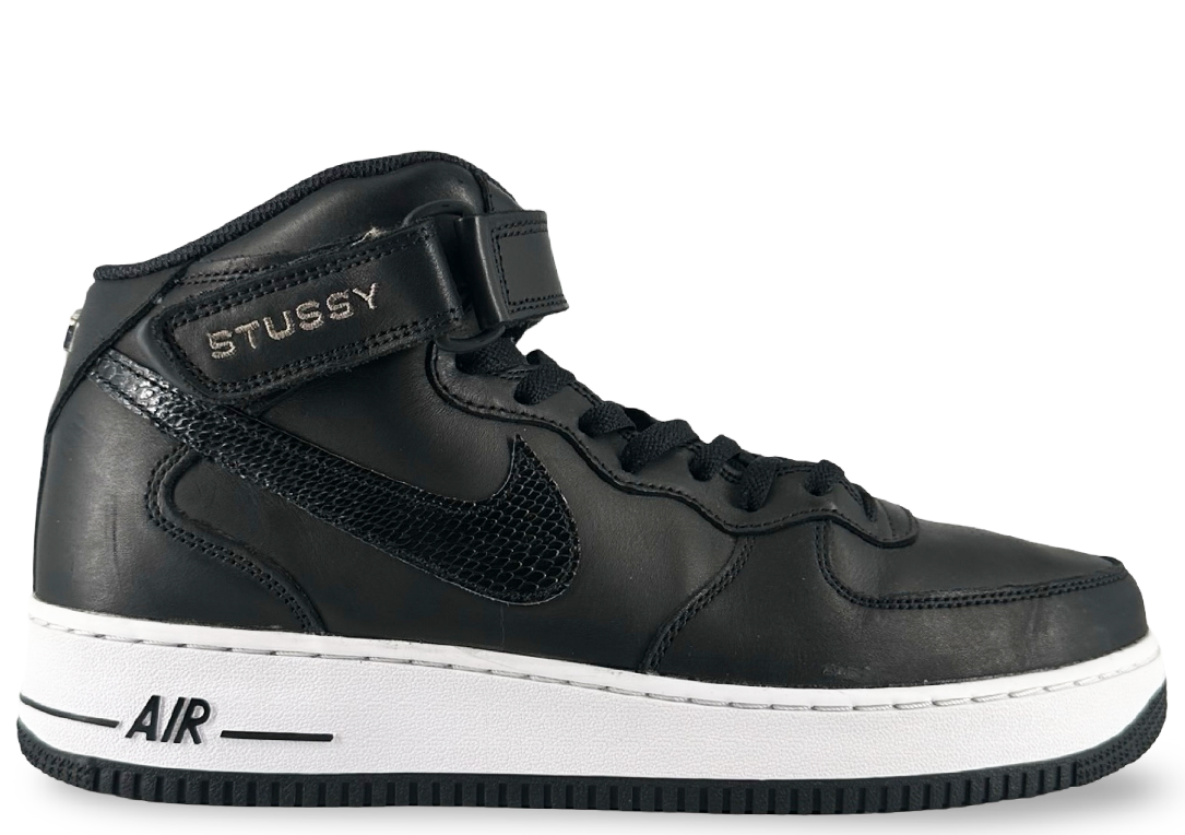 Nike Air Force 1 Mid Stussy Black White