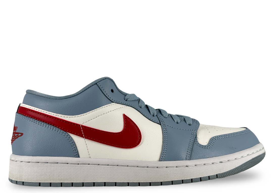 Jordan 1 Low Blue Whisper Dune Red (Women's)