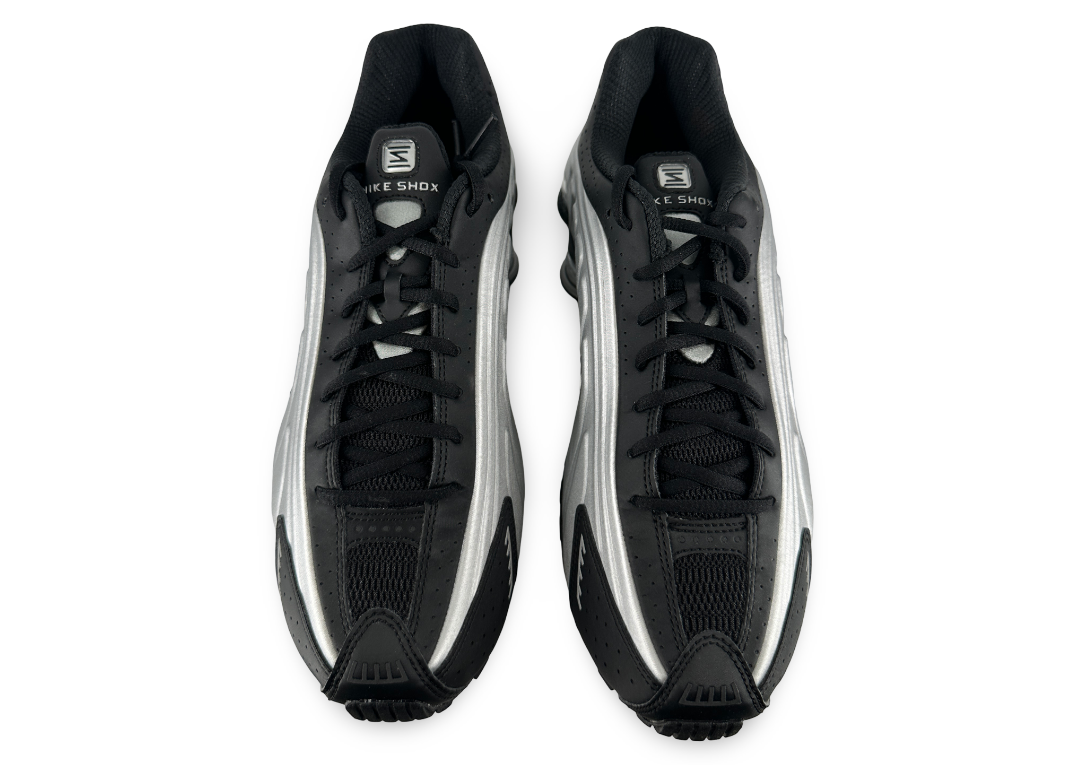 Nike Shox R4 Metallic Silver Black