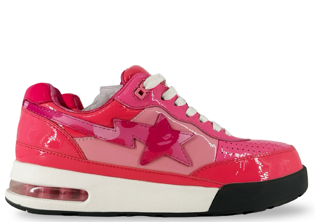 A Bathing Ape Bape Road Sta Patent Leather Pink (2022)