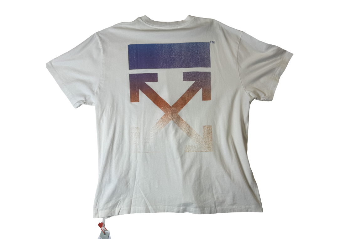 Off-White Ripped Arrows T-Shirt White