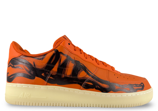 Nike Air Force 1 Low Orange Skeleton Halloween (2020)