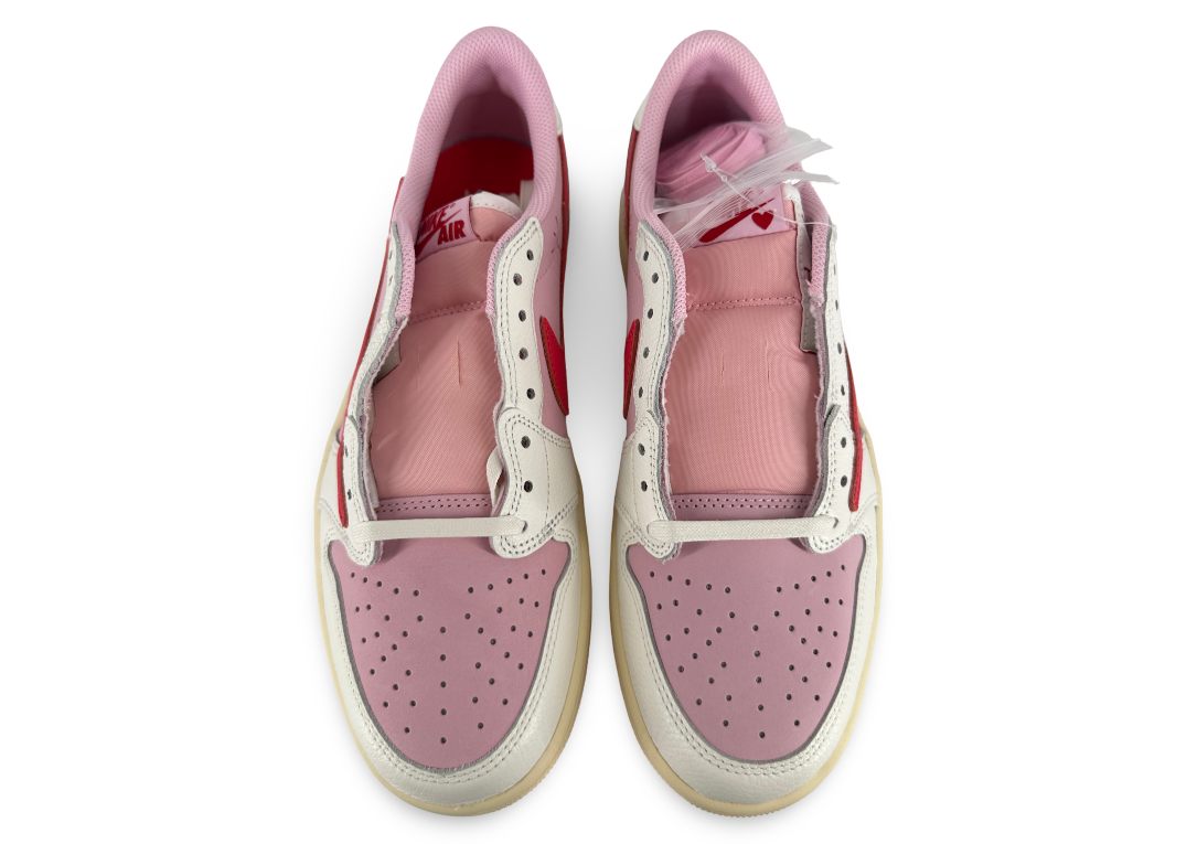 Jordan 1 Retro Low OG SP Travis Scott Sail Tropical Pink