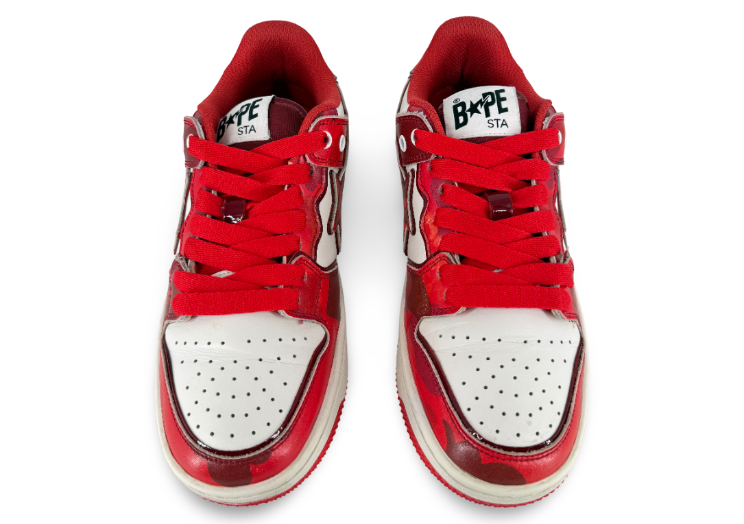 A Bathing Ape Bape SK8 Sta #1 M2 Red Camo