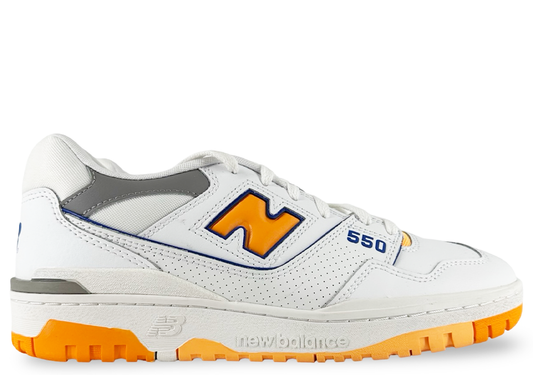 New Balance 550 White Vibrant Orange