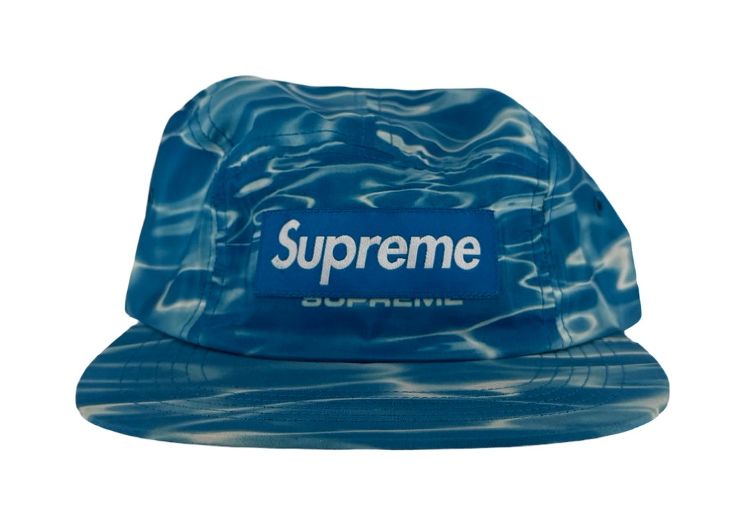 Supreme Ripple Camp Cap Blue