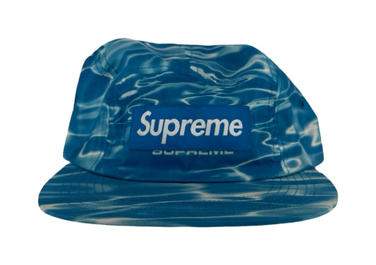 Supreme Ripple Camp Cap Blue