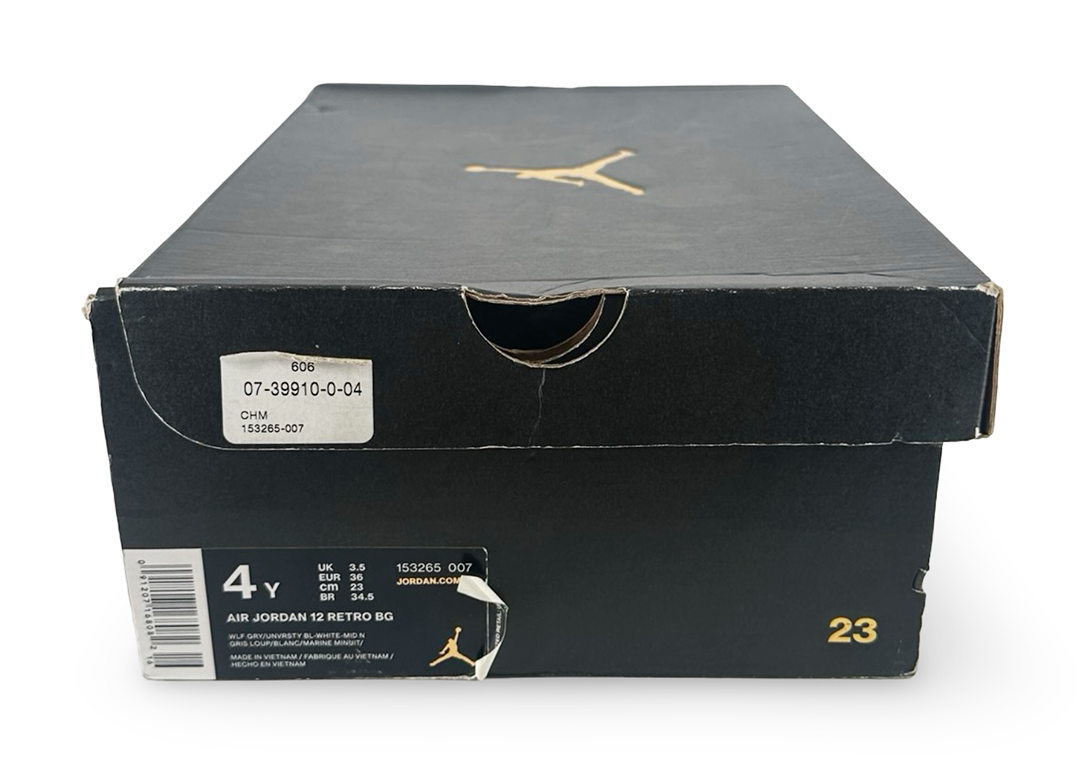 Jordan 12 Retro Grey University Blue (GS)