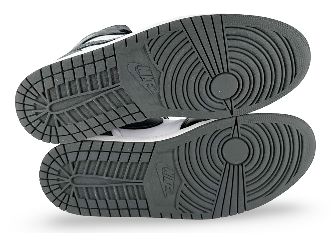 Jordan 1 Mid Black White Iron Grey
