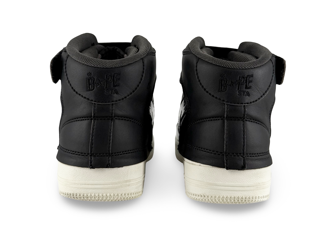 Bapesta Mid M2 'Black White'