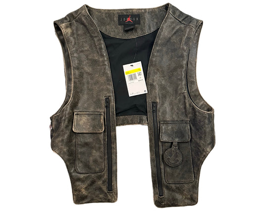 Nike Jordan x J Balvin Leather Vest Brown/Black