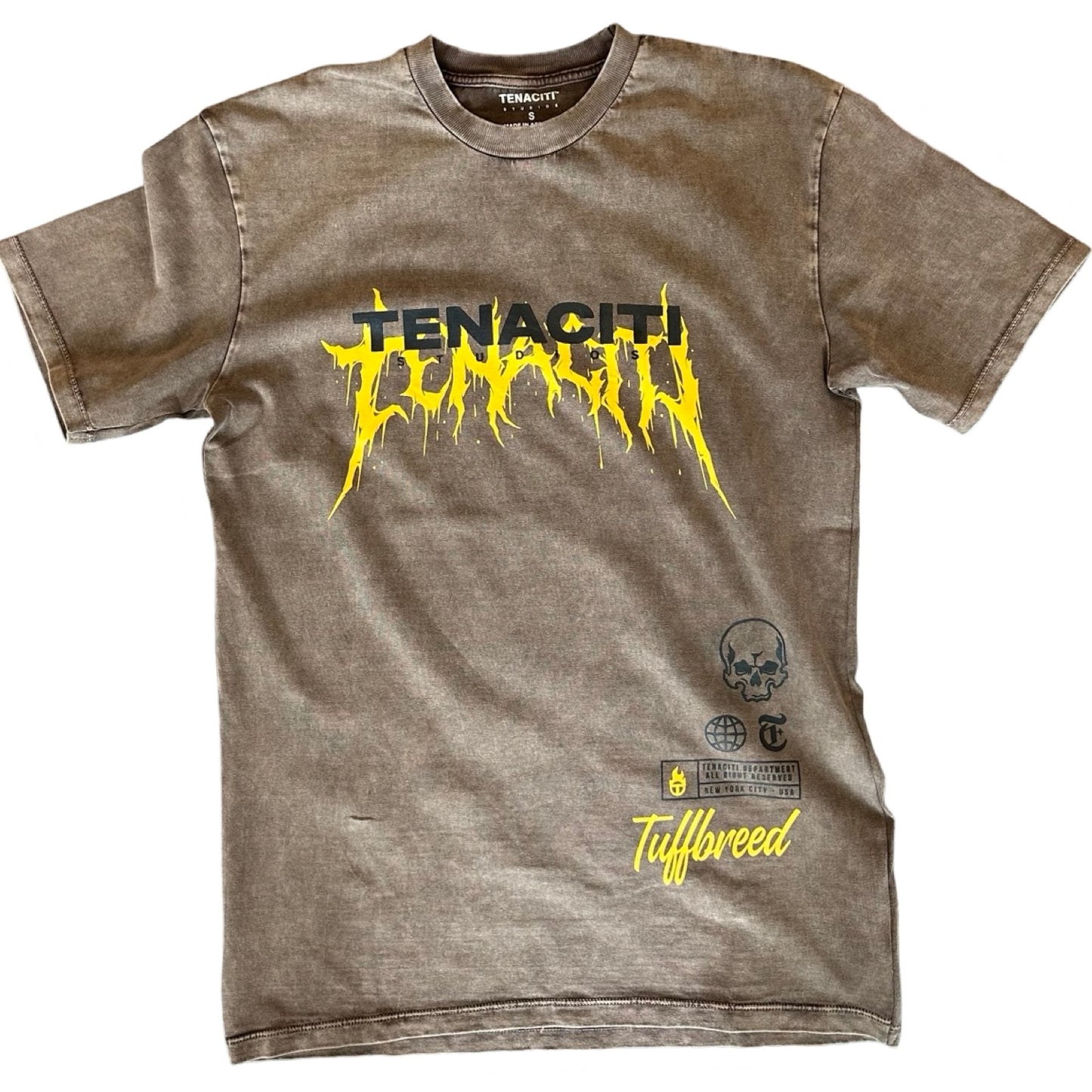 Tenacita Fire Puma Tee Grey (C)