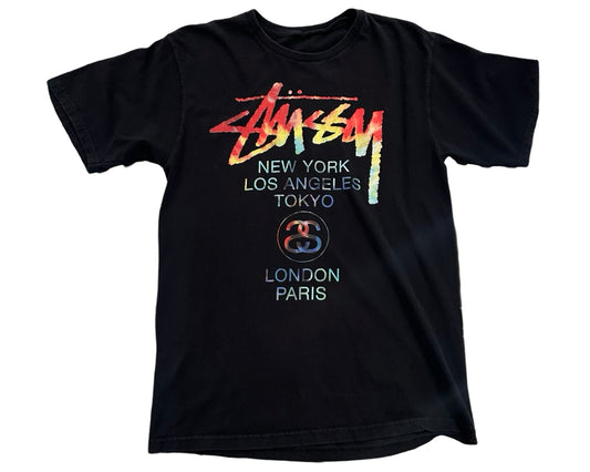 Stussy Tie Dye Logo Tee