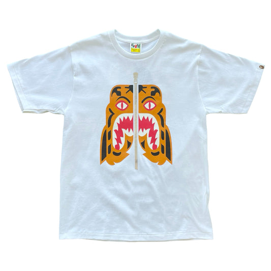 BAPE TIGER TEE WHITE