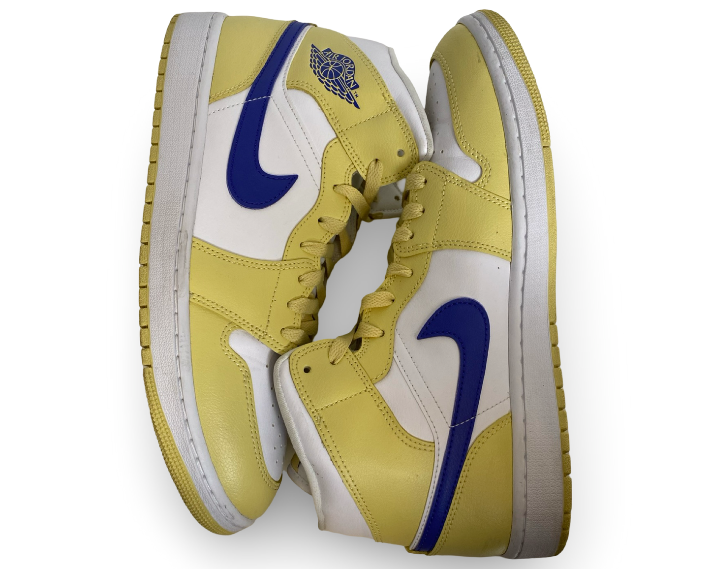 Jordan 1 Mid Lemon Wash Lapis (Women's)