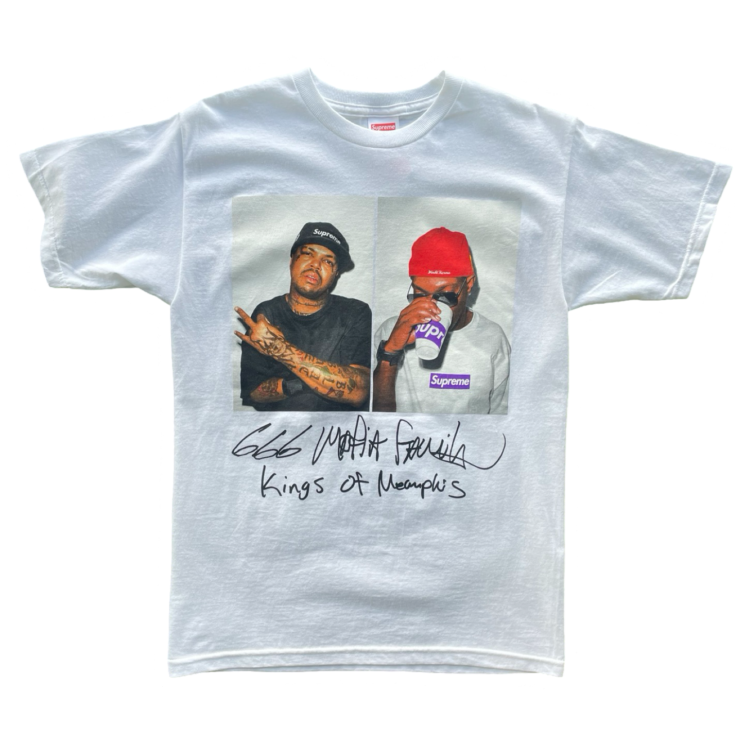 Supreme Three 6 Mafia Photo Tee White (2012)