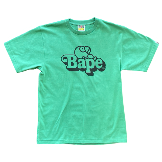 BAPE MILO ON BAPE TEE GREEN