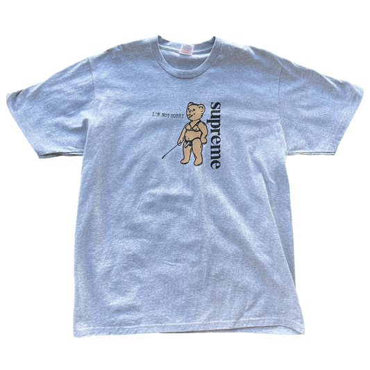 Supreme Not Sorry Tee Heather Grey