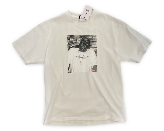 Supreme Jordan Biggie S/S Top White