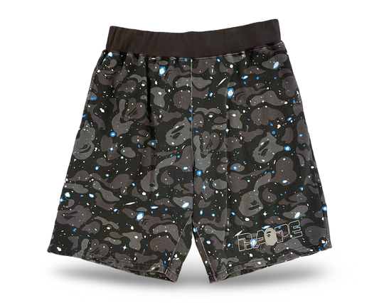 Bape Space Camo Shorts Black