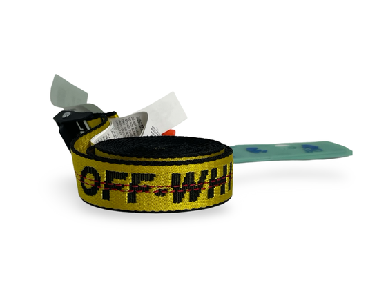 Off White Industrial Belt Small Yellow