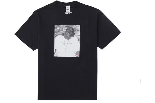 Supreme x Jordan Biggie Smalls Tee Black