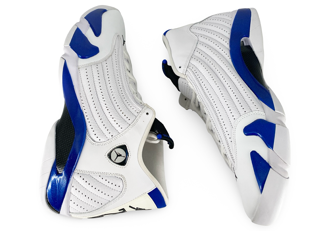 Jordan 14 Retro White Hyper Royal