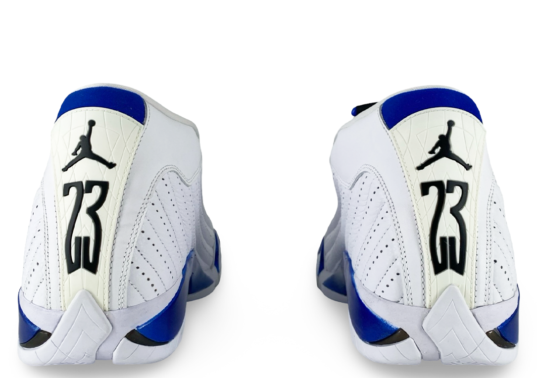 Jordan 14 Retro White Hyper Royal