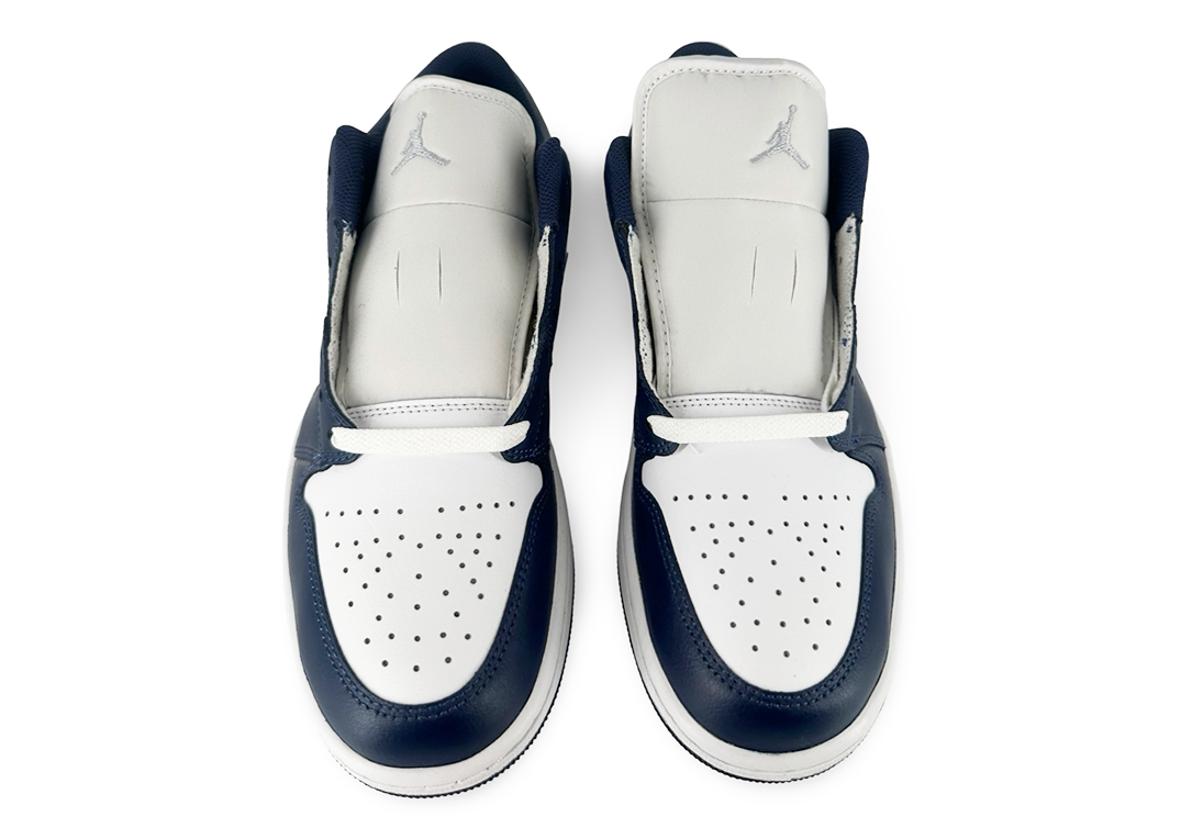 Jordan 1 Low Wolf Grey Midnight Navy