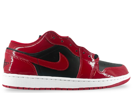 Jordan 1 Low SE Patent Varsity Red Black