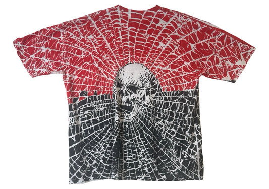Warren Lotas Spider Web Skull T-Shirt