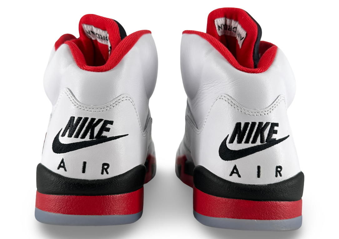 Jordan 5 Retro Fire Red Black Tongue (2025)
