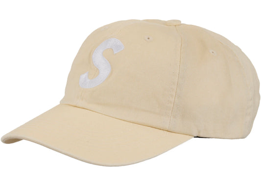 Supreme Pigment Coated S Logo 6-Panel Light Tan