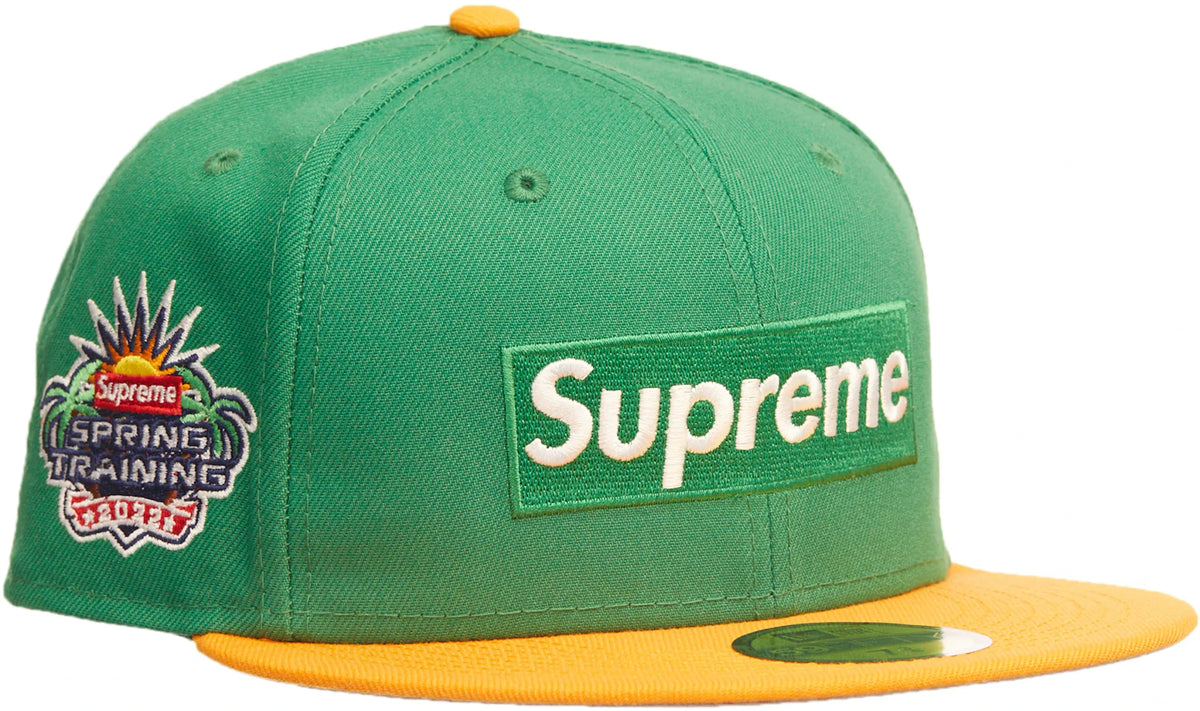 Supreme 2-Tone Box Logo New Era Green