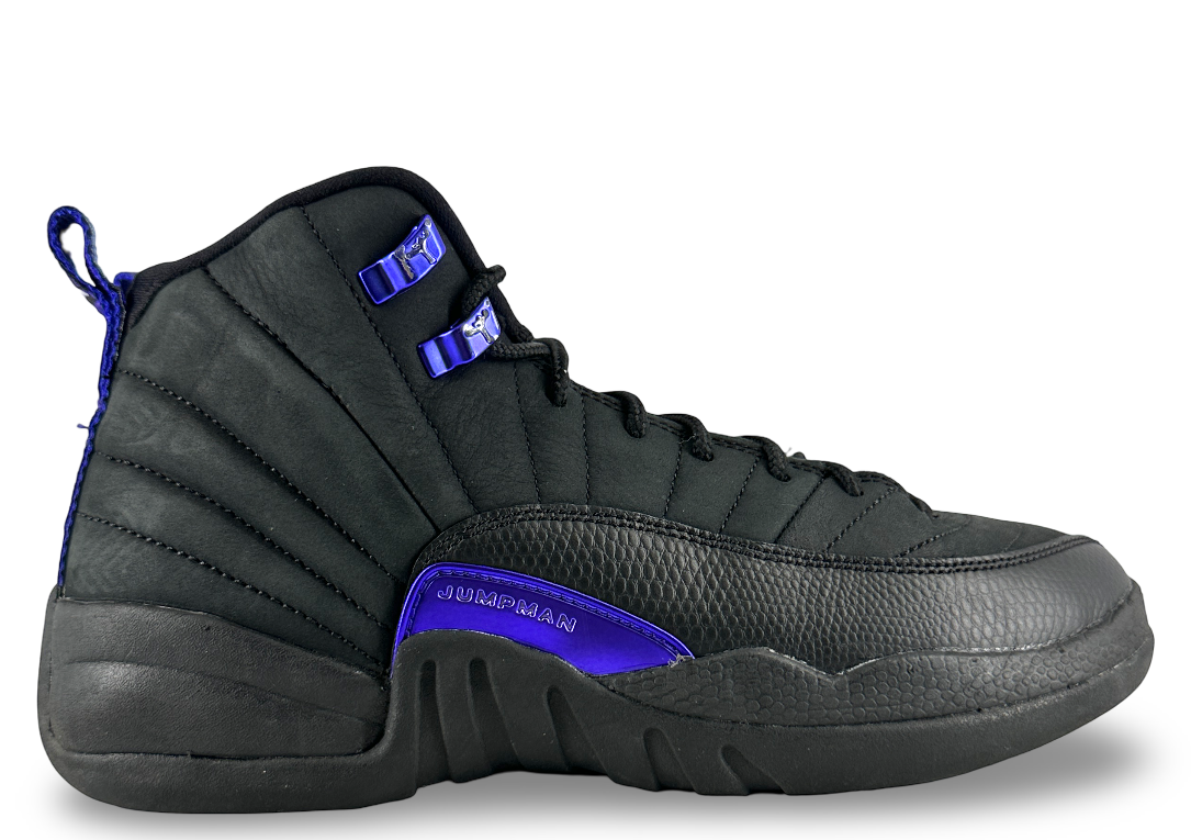 Jordan 12 Retro Black Dark Concord (GS)