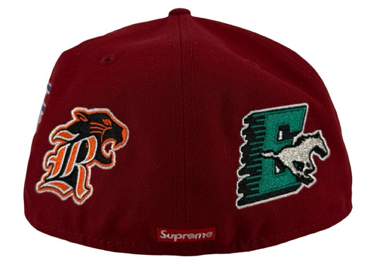 Supreme Mascots S Logo New Era 59Fifty Fitted Cap Red