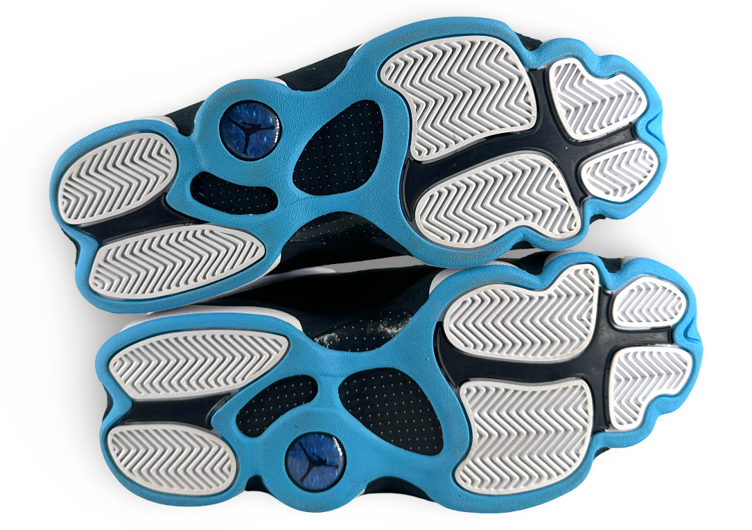 Jordan 13 Retro Obsidian Powder Blue White