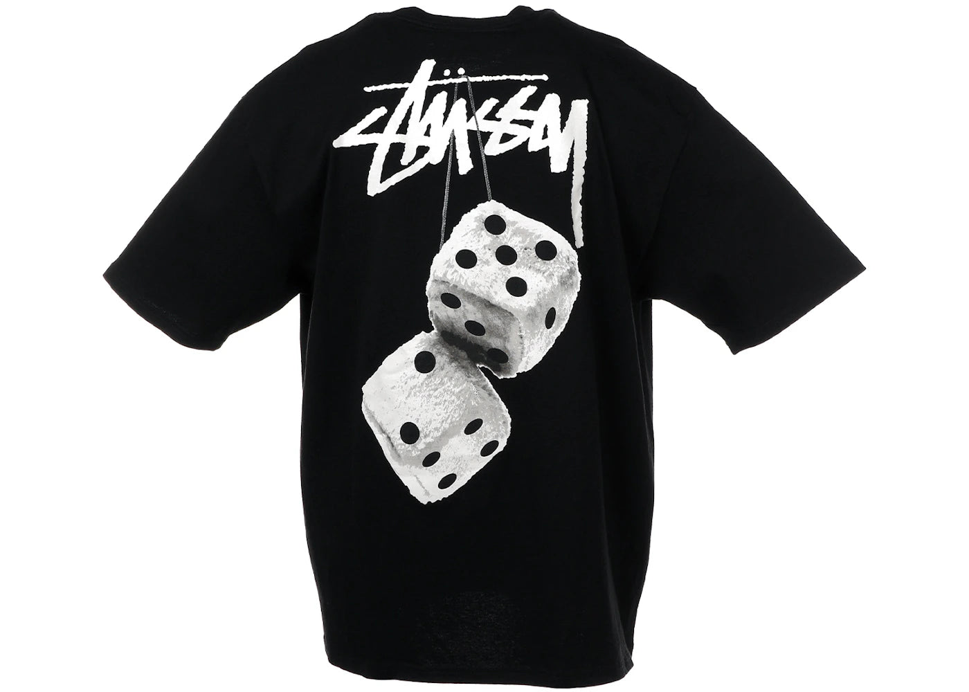 Stussy Fuzzy Dice Tee Black