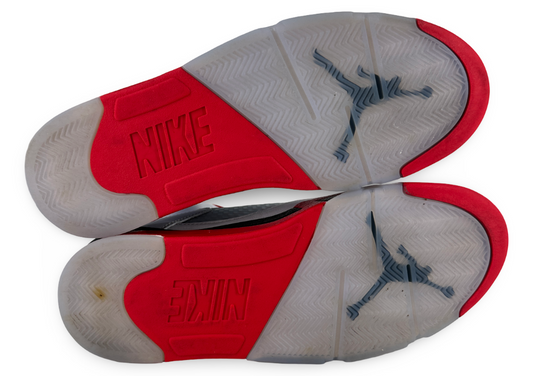Jordan 5 Retro Fire Red Black Tongue (2025)